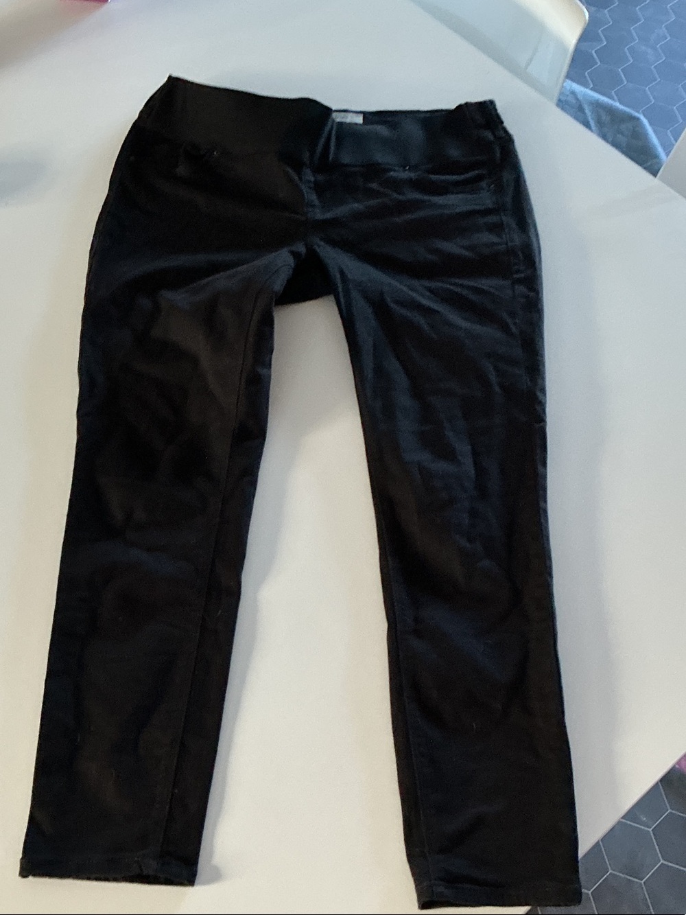 Topshop MATERNITY Black Straight Leg Jeans